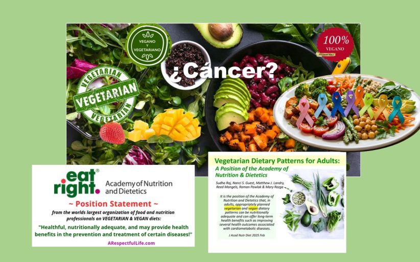 Nuevas noticias sobre las dietas vegetarianas y el riesgo de cáncer