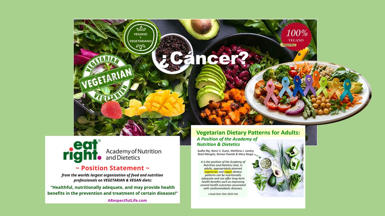 vegetarianismo y cáncer